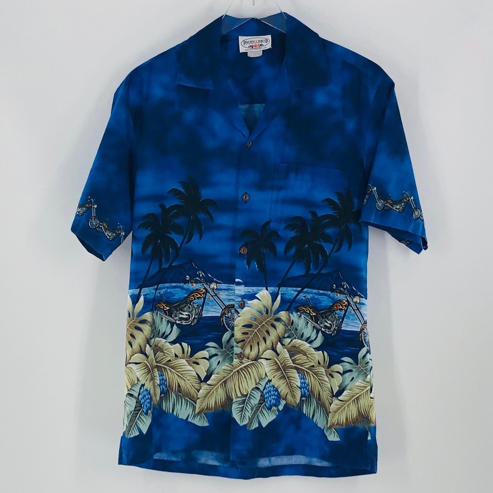 Pacific Legend Apparel Hawaiian Motorcycle Shirt